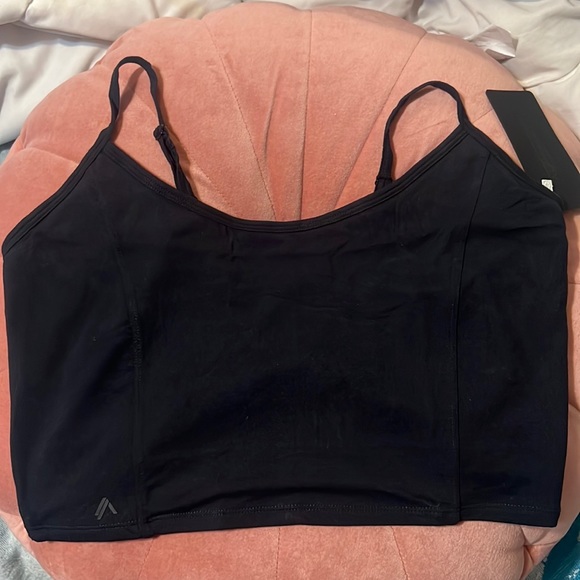 Alphalete Tops Ultrasoft Allure Alphalete Black Crop Tank Poshmark
